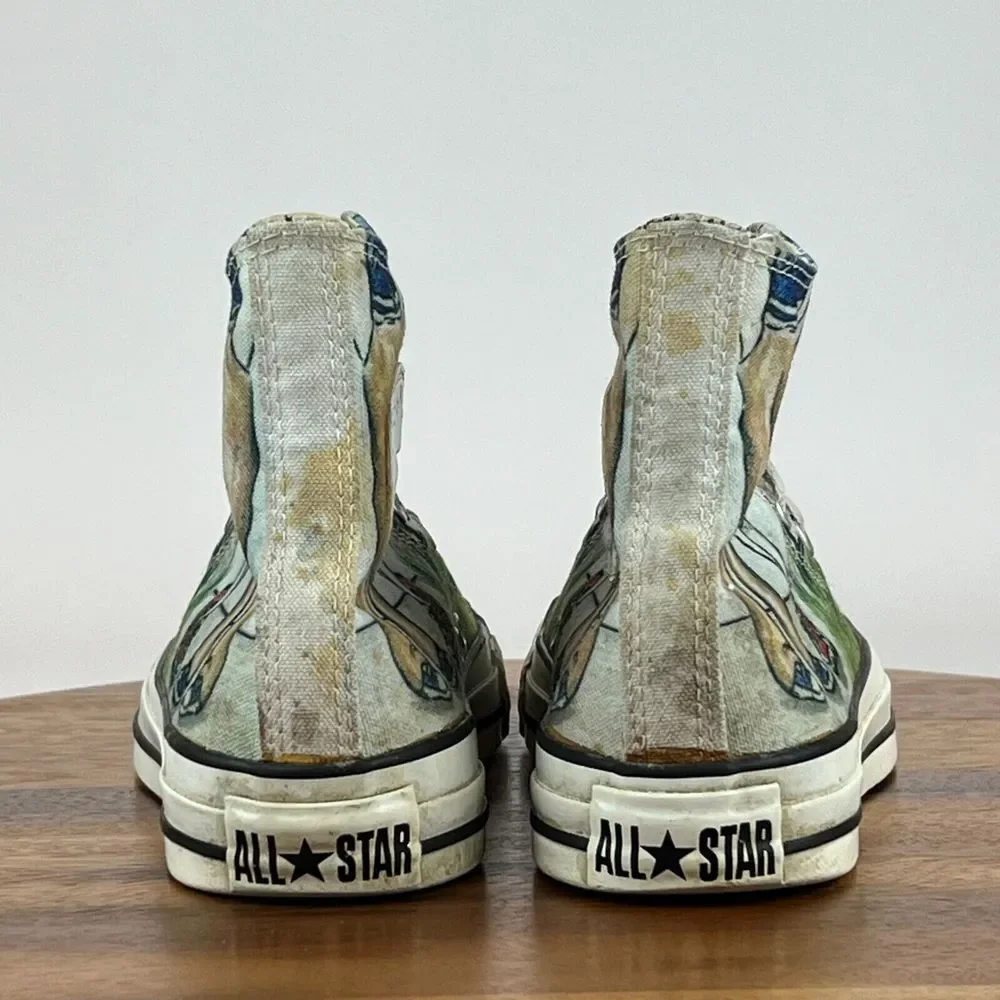 Womens Converse Love Note High‎ Top Canvas CTAS Shoes Sneakers Size 7 M GUC